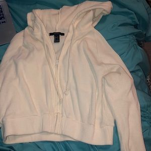 Crop zip up forever 21